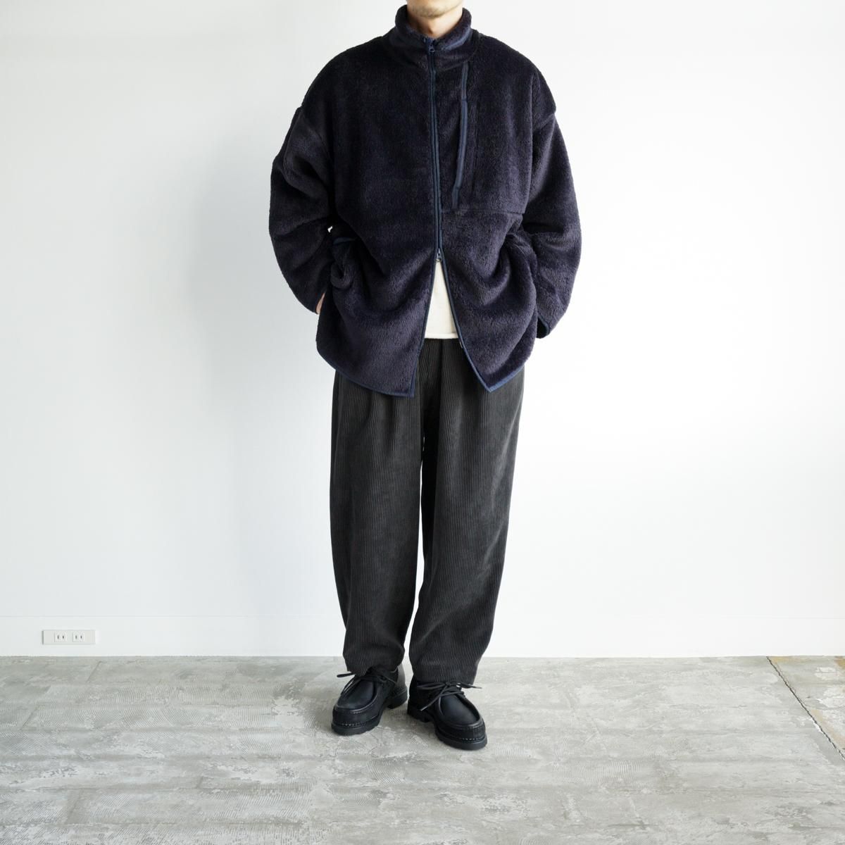 HIGH LOFT FLEECE SHIRT JACKET  BLACK