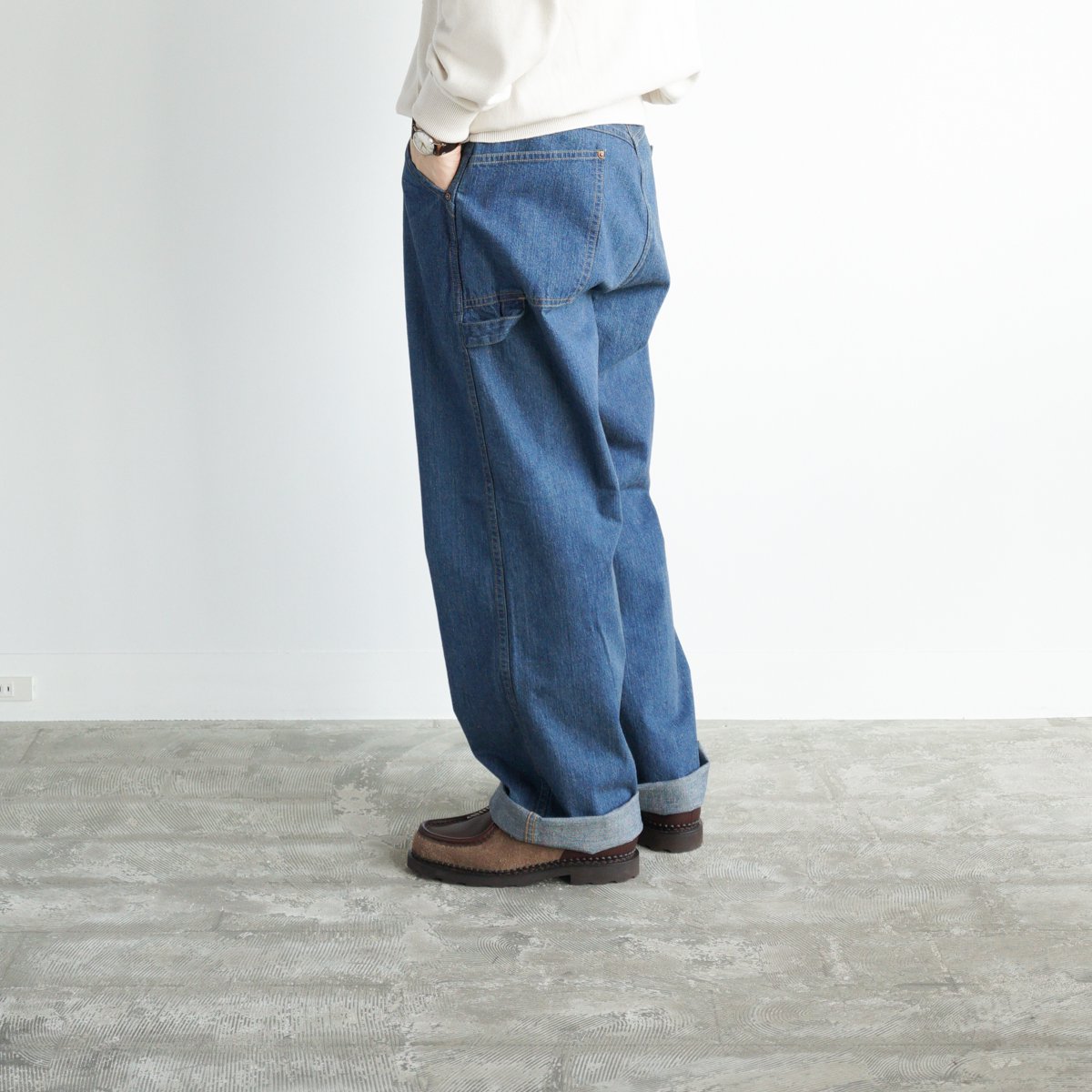 23SS【a.presse】Denim Painter Pants - パンツ