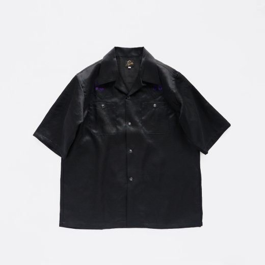<img class='new_mark_img1' src='https://img.shop-pro.jp/img/new/icons1.gif' style='border:none;display:inline;margin:0px;padding:0px;width:auto;' />S/S COWBOY ONE-UP SHIRT - POLY SLUB SATEEN