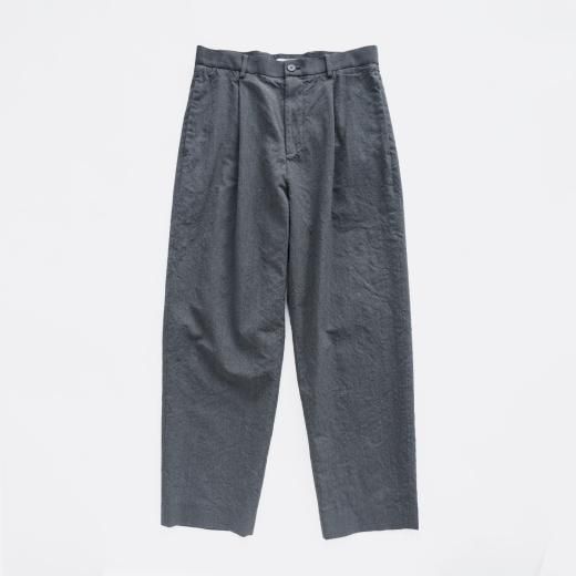 <img class='new_mark_img1' src='https://img.shop-pro.jp/img/new/icons1.gif' style='border:none;display:inline;margin:0px;padding:0px;width:auto;' />WOOL WASHI TROPICAL TAPERED PANTS    