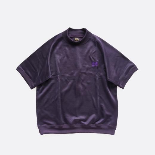 <img class='new_mark_img1' src='https://img.shop-pro.jp/img/new/icons1.gif' style='border:none;display:inline;margin:0px;padding:0px;width:auto;' />S/S MOCK NECK TEE - C/PE BRIGHT JERSEY