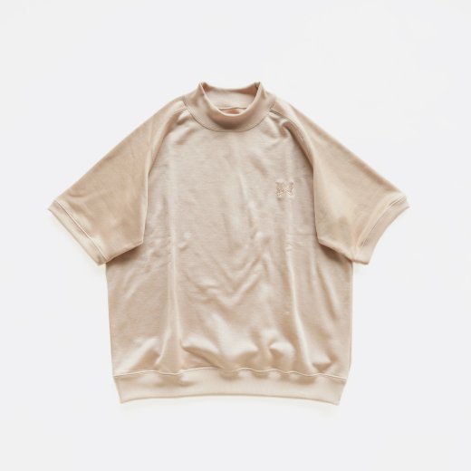 <img class='new_mark_img1' src='https://img.shop-pro.jp/img/new/icons1.gif' style='border:none;display:inline;margin:0px;padding:0px;width:auto;' />S/S MOCK NECK TEE - C/PE BRIGHT JERSEY
