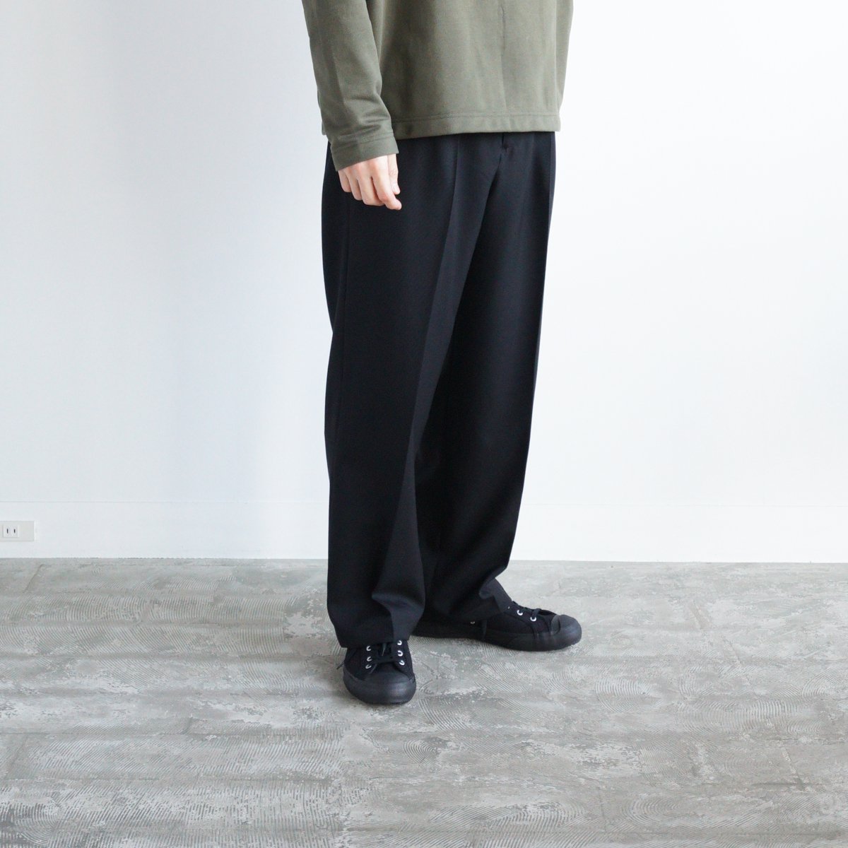 SOFT WOOL WIDE TAPERED SLACKS - 香川県高松市のセレクトショップ IHATOVE（イーハトーブ）  A.PRESSE,NEPENTHES,NICENESS,PORTER CLASSIC,WIRROWの通販