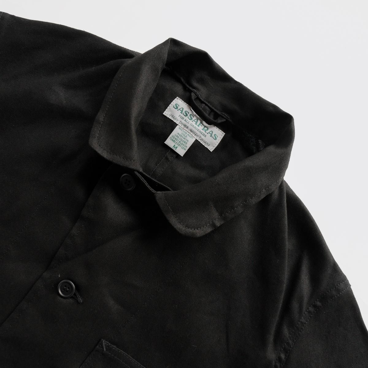 Sassafras Sprayer Jacket 13.7oz Drill Black