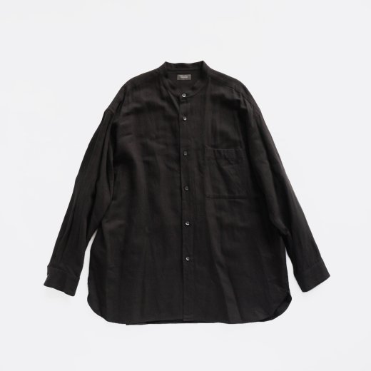 16800円激安特売 純正お買い得 irenisa NO COLLAR SHIRT シャツ黒 2