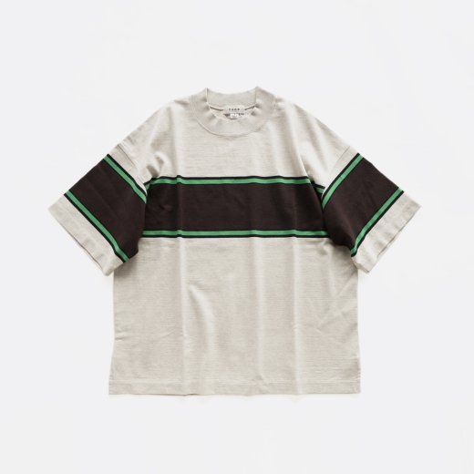 MOCK NECK RUGBY T SHIRT