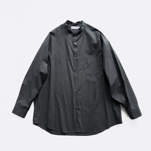 <img class='new_mark_img1' src='https://img.shop-pro.jp/img/new/icons1.gif' style='border:none;display:inline;margin:0px;padding:0px;width:auto;' />BROAD L/S OVERSIZED BAND COLLAR SHIRT