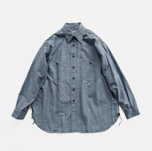 <img class='new_mark_img1' src='https://img.shop-pro.jp/img/new/icons1.gif' style='border:none;display:inline;margin:0px;padding:0px;width:auto;' />BB WASHED CHAMBRAY SHIRT