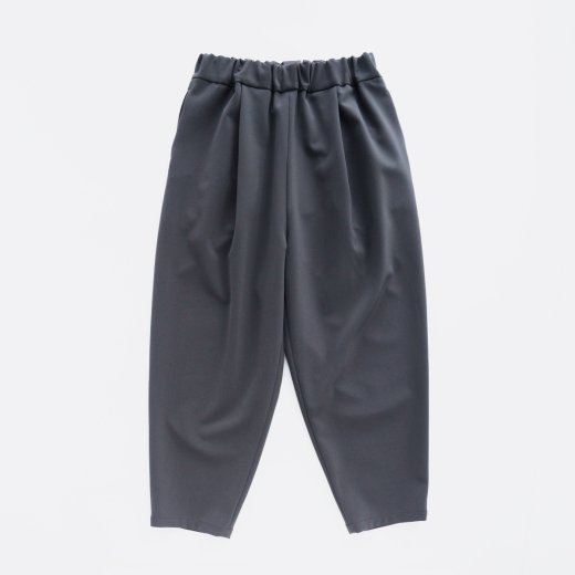 <img class='new_mark_img1' src='https://img.shop-pro.jp/img/new/icons1.gif' style='border:none;display:inline;margin:0px;padding:0px;width:auto;' />HEAVY POLYESTER DOUBLE CLOTH 2WAY STRETCH TAPERED PANTS(SLATE GREY)