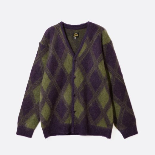 <img class='new_mark_img1' src='https://img.shop-pro.jp/img/new/icons1.gif' style='border:none;display:inline;margin:0px;padding:0px;width:auto;' />MOHAIR CARDIGAN - ARGYLE