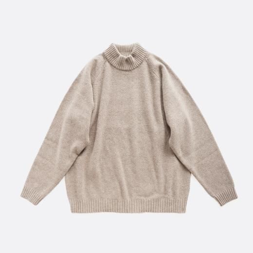<img class='new_mark_img1' src='https://img.shop-pro.jp/img/new/icons1.gif' style='border:none;display:inline;margin:0px;padding:0px;width:auto;' />WOOL KANOKO MOCKNECK SWEATER