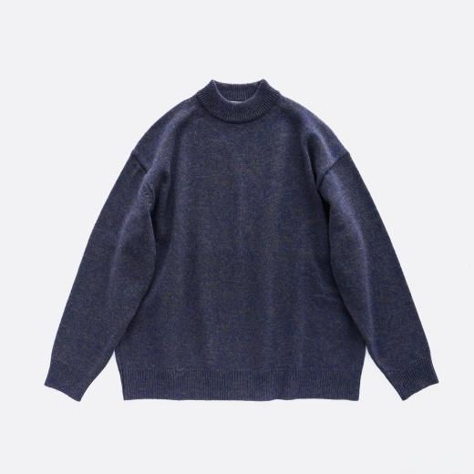 <img class='new_mark_img1' src='https://img.shop-pro.jp/img/new/icons1.gif' style='border:none;display:inline;margin:0px;padding:0px;width:auto;' />WOOL MOULINE MOCKNECK SWEATER