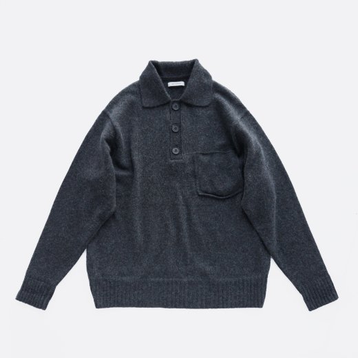 <img class='new_mark_img1' src='https://img.shop-pro.jp/img/new/icons39.gif' style='border:none;display:inline;margin:0px;padding:0px;width:auto;' />WOOL KNIT POLO
