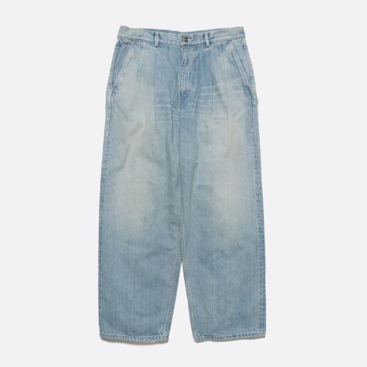 <img class='new_mark_img1' src='https://img.shop-pro.jp/img/new/icons1.gif' style='border:none;display:inline;margin:0px;padding:0px;width:auto;' />SELVAGE DENIM TWO TUCK PANTS