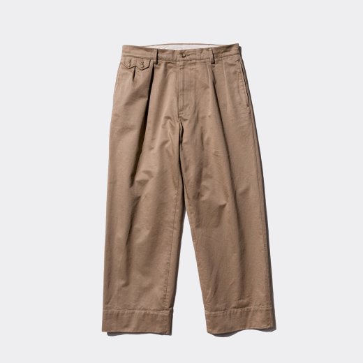 <img class='new_mark_img1' src='https://img.shop-pro.jp/img/new/icons1.gif' style='border:none;display:inline;margin:0px;padding:0px;width:auto;' />UNLIKELY SAWTOOTH FLAP 2P TROUSERS TWILL