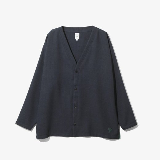 <img class='new_mark_img1' src='https://img.shop-pro.jp/img/new/icons1.gif' style='border:none;display:inline;margin:0px;padding:0px;width:auto;' />S.S. V NECK CARDIGAN - POLY OXFORD