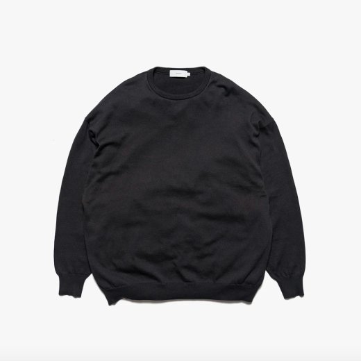<img class='new_mark_img1' src='https://img.shop-pro.jp/img/new/icons1.gif' style='border:none;display:inline;margin:0px;padding:0px;width:auto;' />SUVIN COTTON OVERSIZED L/S CREW NECK KNIT