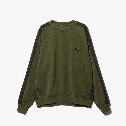 <img class='new_mark_img1' src='https://img.shop-pro.jp/img/new/icons1.gif' style='border:none;display:inline;margin:0px;padding:0px;width:auto;' />TRACK CREW NECK SHIRT - POLY SMOOTH
