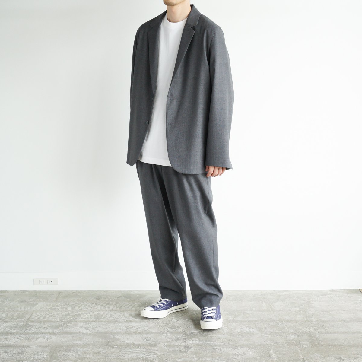 WOOL TROPICAL TAILORED JACKET ＋ TAPERED EASY PANTS - 香川県高松市のセレクトショップ  IHATOVE（イーハトーブ） A.PRESSE,NEPENTHES,NICENESS,PORTER CLASSIC,WIRROWの通販