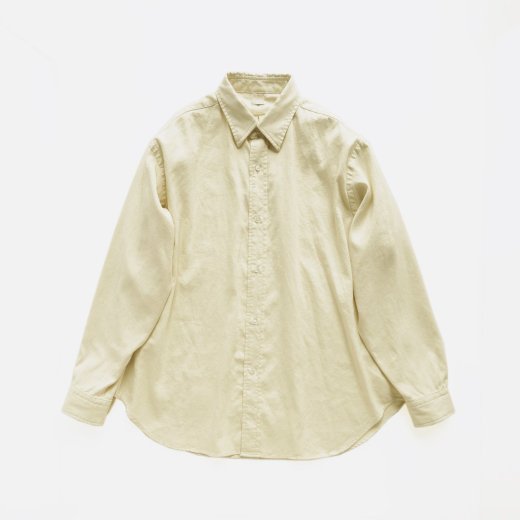 <img class='new_mark_img1' src='https://img.shop-pro.jp/img/new/icons1.gif' style='border:none;display:inline;margin:0px;padding:0px;width:auto;' />DOUBLE WEAVE TWILL REGULAR COLLAR SHIRT