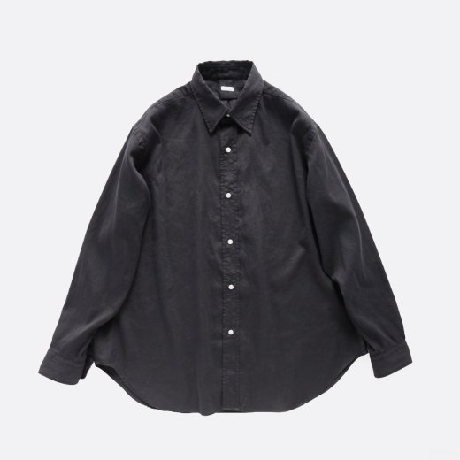 <img class='new_mark_img1' src='https://img.shop-pro.jp/img/new/icons1.gif' style='border:none;display:inline;margin:0px;padding:0px;width:auto;' />DOUBLE WEAVE TWILL REGULAR COLLAR SHIRT