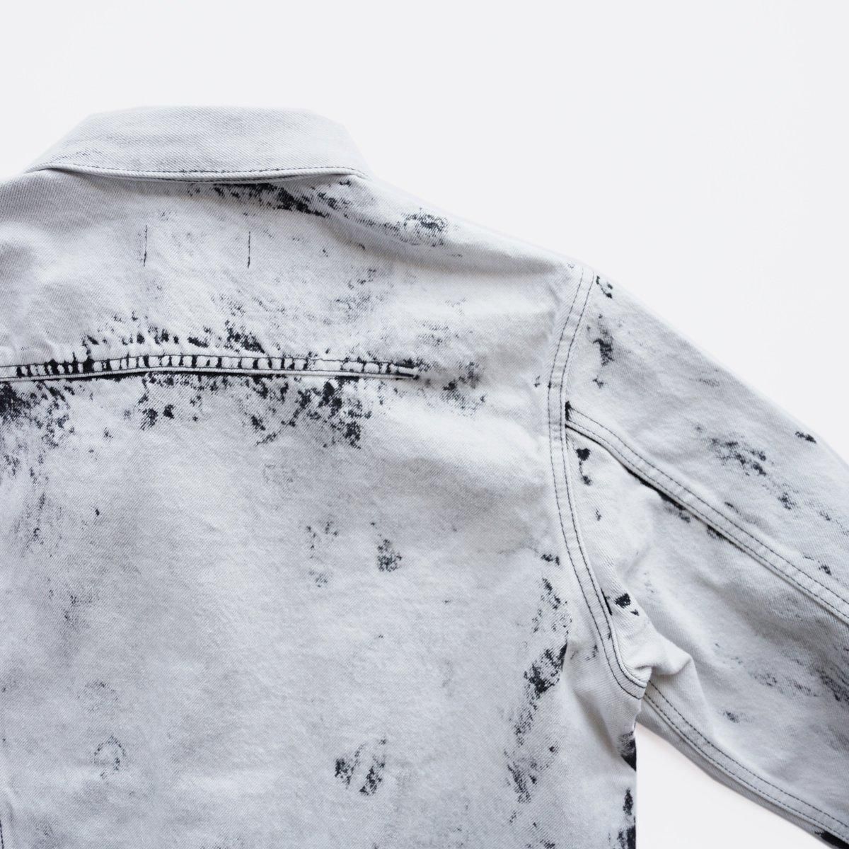 ensou. Erased Jean Jacket タイダイデニムジャケット ensou. Erased Jean Jacket タイダイデニムジャケットの通販 by