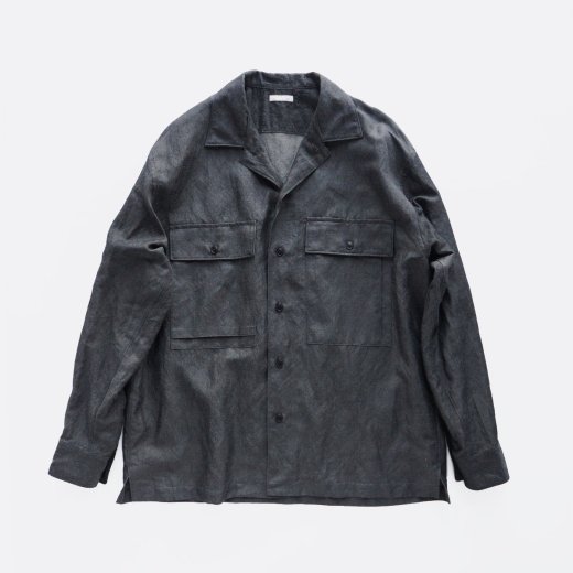 <img class='new_mark_img1' src='https://img.shop-pro.jp/img/new/icons1.gif' style='border:none;display:inline;margin:0px;padding:0px;width:auto;' />WASHED CHAMBRAY GABARDINE MIL SH-JKT