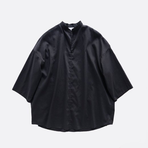 <img class='new_mark_img1' src='https://img.shop-pro.jp/img/new/icons1.gif' style='border:none;display:inline;margin:0px;padding:0px;width:auto;' />HIGH TWISTED POLYESTER&LINEN SUMMER PLAIN WEAVE PULL-OVER