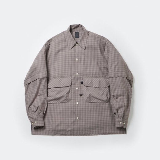 <img class='new_mark_img1' src='https://img.shop-pro.jp/img/new/icons1.gif' style='border:none;display:inline;margin:0px;padding:0px;width:auto;' />TECH SPORTS OPEN COLLAR SHIRTS L/S MINI PLAIDS