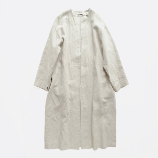 <img class='new_mark_img1' src='https://img.shop-pro.jp/img/new/icons1.gif' style='border:none;display:inline;margin:0px;padding:0px;width:auto;' />LINEN WEATHER V-NECK ROBE COAT
