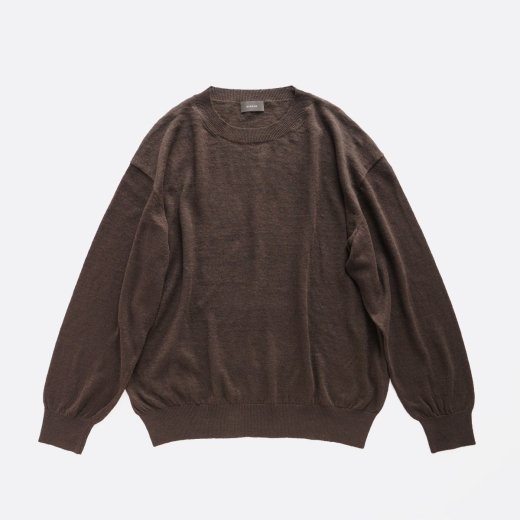 <img class='new_mark_img1' src='https://img.shop-pro.jp/img/new/icons1.gif' style='border:none;display:inline;margin:0px;padding:0px;width:auto;' />LINEN SILK KNIT PULLOVER