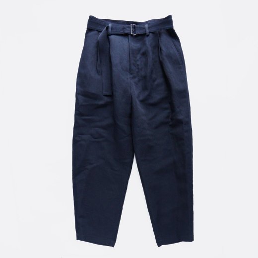 <img class='new_mark_img1' src='https://img.shop-pro.jp/img/new/icons1.gif' style='border:none;display:inline;margin:0px;padding:0px;width:auto;' />LINEN RAYON BELTED TUCK PANTS