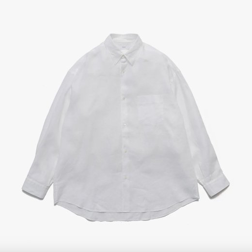 <img class='new_mark_img1' src='https://img.shop-pro.jp/img/new/icons1.gif' style='border:none;display:inline;margin:0px;padding:0px;width:auto;' />LINEN L/S OVERSIZED REGULAR COLLAR SHIRT