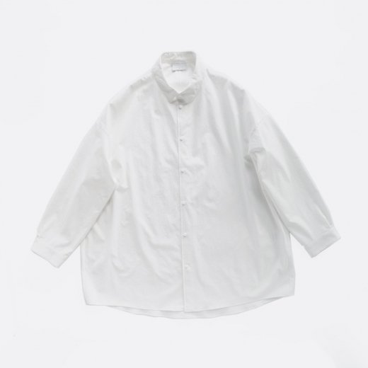 <img class='new_mark_img1' src='https://img.shop-pro.jp/img/new/icons1.gif' style='border:none;display:inline;margin:0px;padding:0px;width:auto;' />STRETCH POLYESTER MATTE TYPEWRITER CLOTH DROP SHOULDER SHIRT 