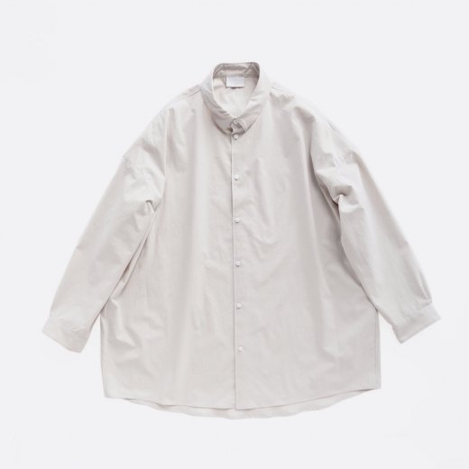 <img class='new_mark_img1' src='https://img.shop-pro.jp/img/new/icons1.gif' style='border:none;display:inline;margin:0px;padding:0px;width:auto;' />STRETCH POLYESTER MATTE TYPEWRITER CLOTH DROP SHOULDER SHIRT