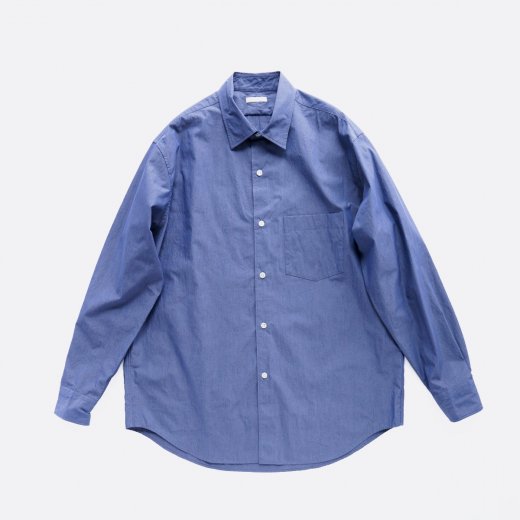 <img class='new_mark_img1' src='https://img.shop-pro.jp/img/new/icons1.gif' style='border:none;display:inline;margin:0px;padding:0px;width:auto;' />WASHED C/N CHAMBRAY POPLIN SHIRT