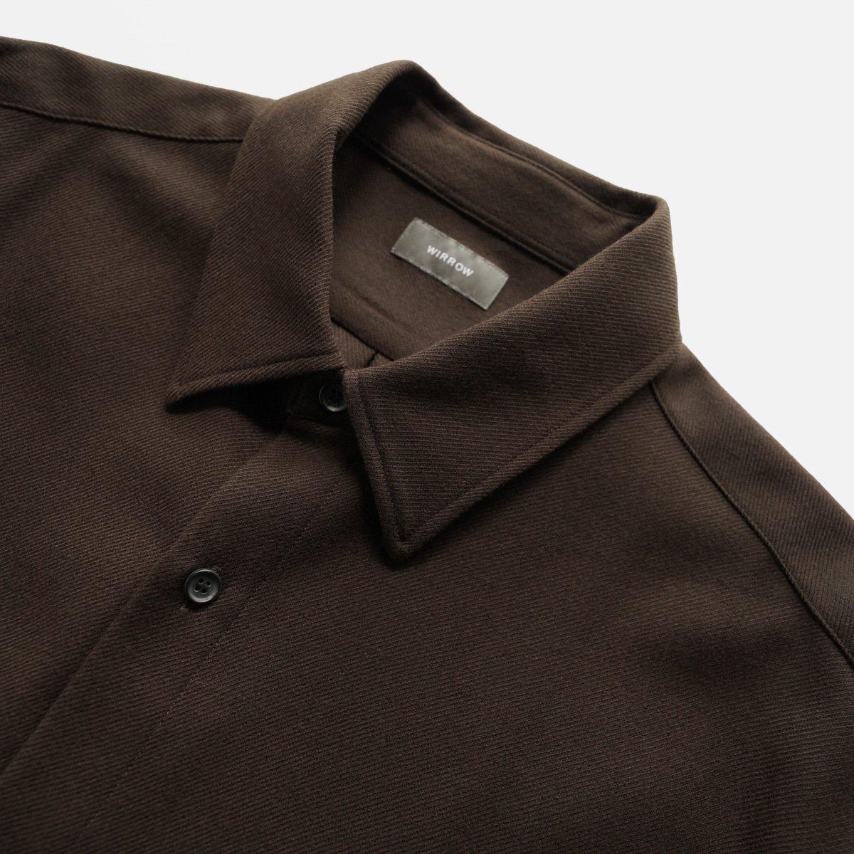 トップス WIRROW BOTANY WOOL REGULAR COLLAR SHIRT BOTANY WOOL REGULAR COLLAR SHIRT - 香川県高松市のセレクト