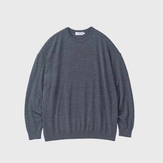 <img class='new_mark_img1' src='https://img.shop-pro.jp/img/new/icons1.gif' style='border:none;display:inline;margin:0px;padding:0px;width:auto;' />HIGH GAUGE L/S CREW NECK KNIT