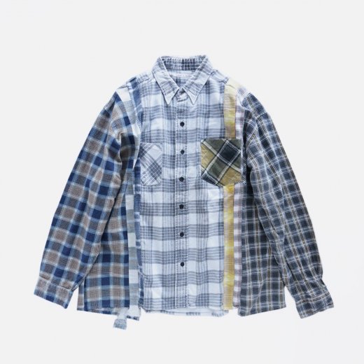 <img class='new_mark_img1' src='https://img.shop-pro.jp/img/new/icons1.gif' style='border:none;display:inline;margin:0px;padding:0px;width:auto;' />FLANNEL SHIRT -> 7 CUTS WIDE SHIRT