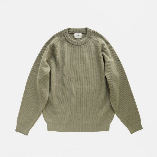 <img class='new_mark_img1' src='https://img.shop-pro.jp/img/new/icons1.gif' style='border:none;display:inline;margin:0px;padding:0px;width:auto;' />WOOL LOW GAUGE CREW NECK