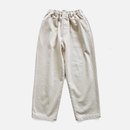 argue COTTON TWILL MOV PANTS ホワイト argue COTTON TWILL MOV PANTS ホワイト