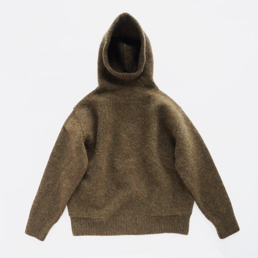 <img class='new_mark_img1' src='https://img.shop-pro.jp/img/new/icons1.gif' style='border:none;display:inline;margin:0px;padding:0px;width:auto;' />BRUSHED YAK / SHETLAND WOOL - HOODIE BALACLAVA 