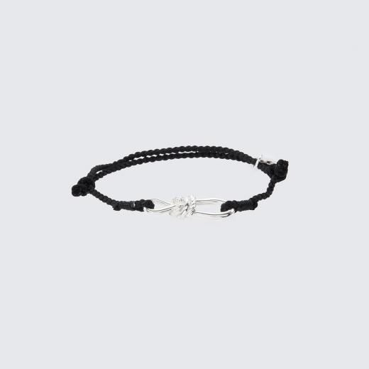 TWISTED ROPE LINK SILK CODE BRACELET