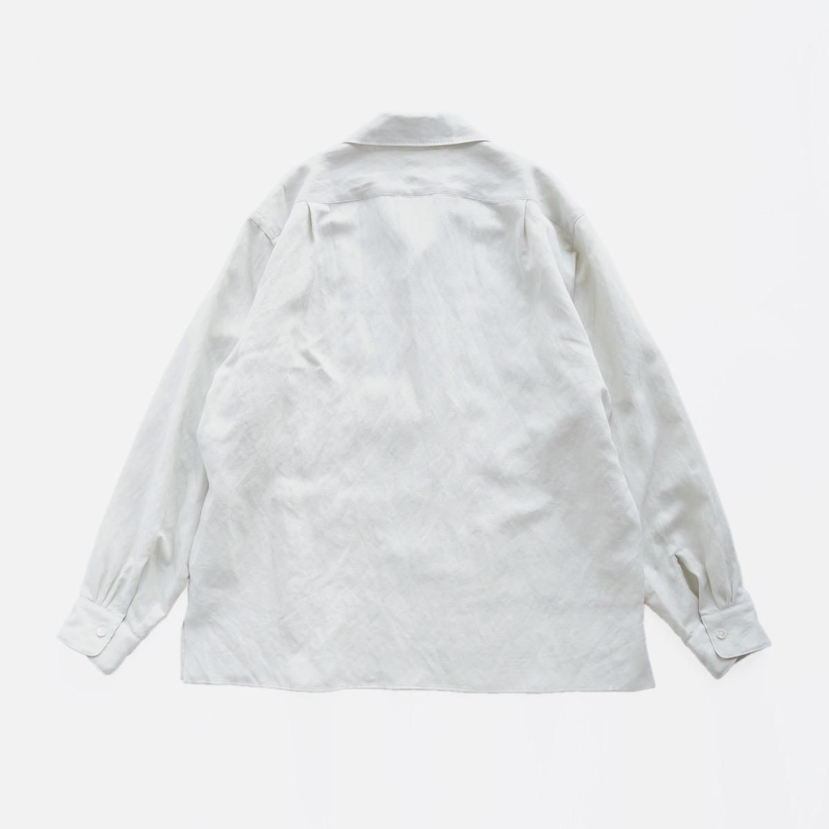 SILK LINEN OPEN COLLAR L/S SHIRT - 香川県高松市のセレクトショップ