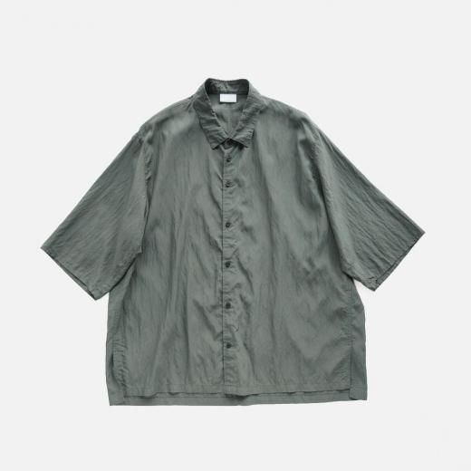 <img class='new_mark_img1' src='https://img.shop-pro.jp/img/new/icons1.gif' style='border:none;display:inline;margin:0px;padding:0px;width:auto;' />VISCOSE & NYLON LIGHT POPLIN LOOSE FIT SHIRT