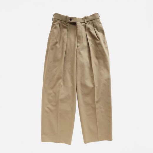 <img class='new_mark_img1' src='https://img.shop-pro.jp/img/new/icons1.gif' style='border:none;display:inline;margin:0px;padding:0px;width:auto;' />ORGANIC COTTON SURVIVAL CLOTH DOUBLE PLEATED TROUSERS