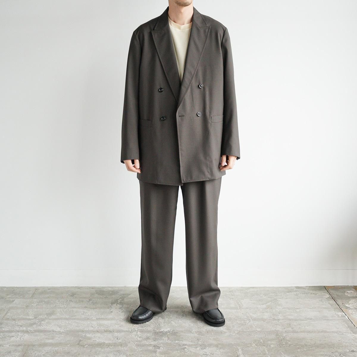 ゆ*う様 SUPER FINE WOOL TROPICAL TUCKED TRO SUPER FINE WOOL TROPICAL TUCKED TROUSERS - 香川県高松市の