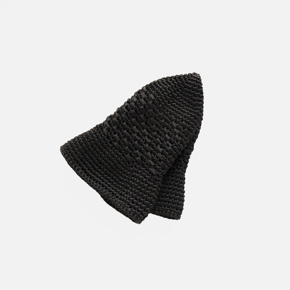 帽子 POLY KNIT BUCKET HAT (No.KN-251104) POLY HAND KNIT BUCKET HAT | KIJIMA TAKAYUKI(キジマ タカユキ