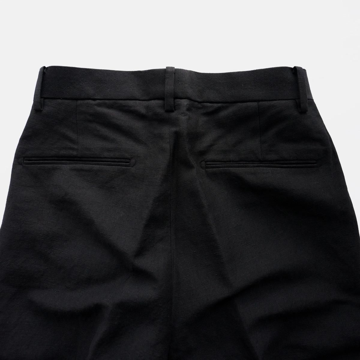 【Nikki】W/LI 2TUCK WIDE TAPERED Nikki ESSENTIAL PIECES】 Co/Li Basque T-shirt 18,000 +tax W