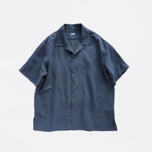 <img class='new_mark_img1' src='https://img.shop-pro.jp/img/new/icons1.gif' style='border:none;display:inline;margin:0px;padding:0px;width:auto;' />SILK LINEN OPEN COLLAR S/S SHIRT